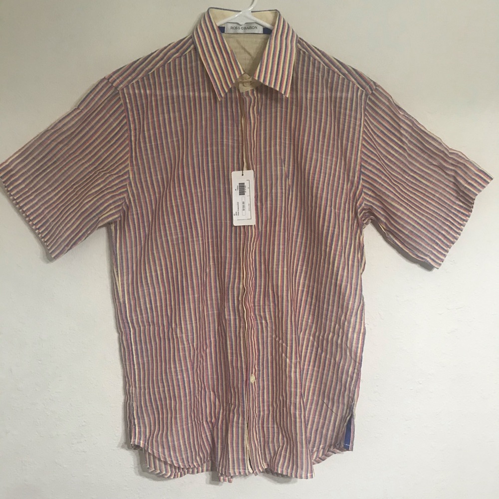 Ross Graison Men's Shirt Size M, Multicolor, Like